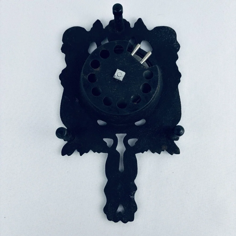 Vintage Williamsburg Food Warmer Trivet Black‎ Cast Iron Square Model 1700